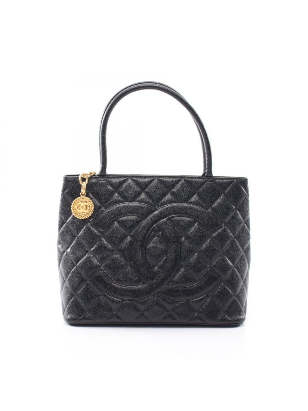 Chanel Tote Reissue Black Caviar Leather